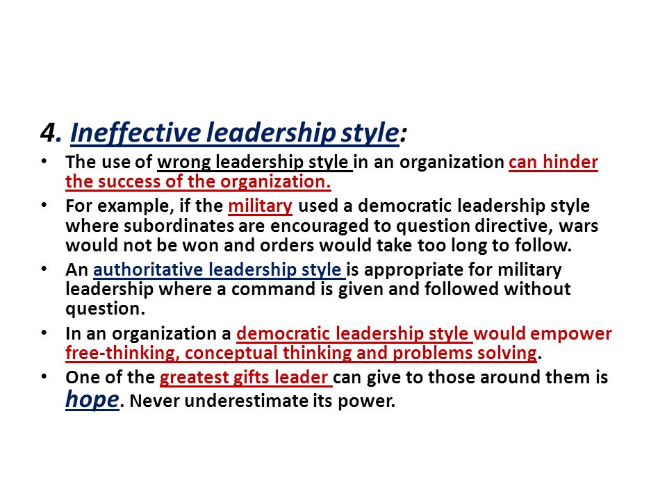 12 Ways To Spot Ineffective Leadership